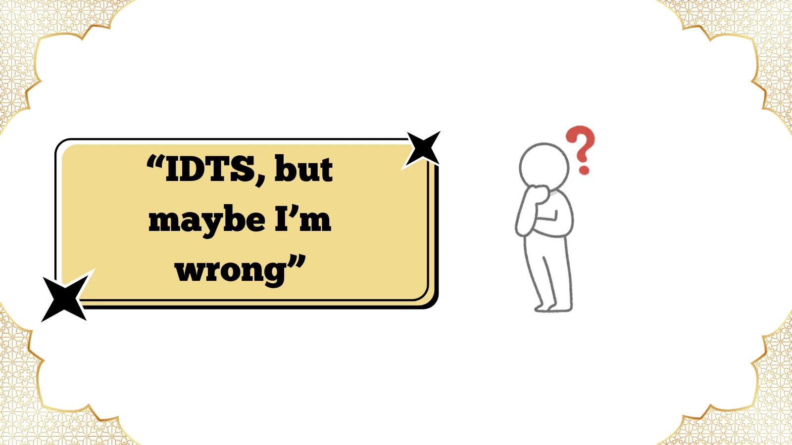 idts meaning in text