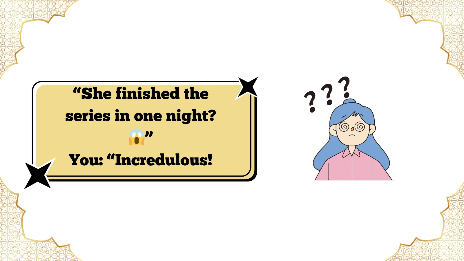 incredulous meaning